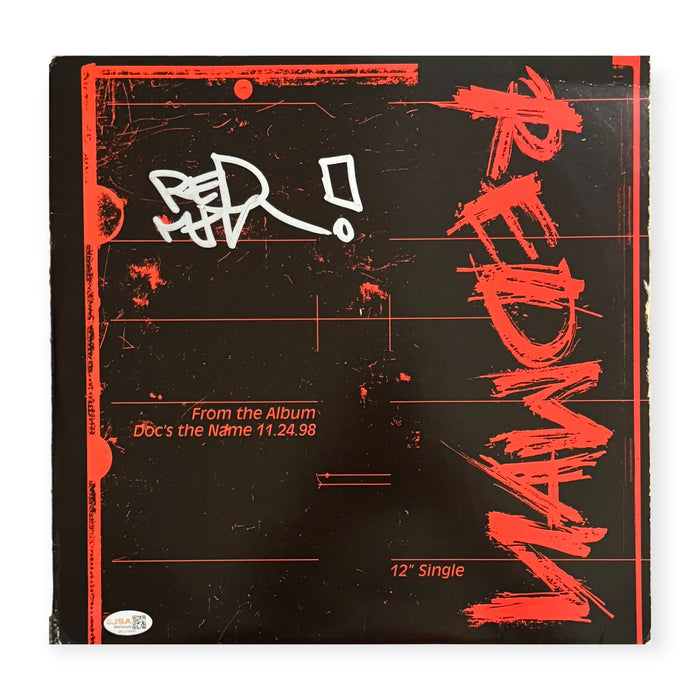 Redman Autographed Vinyl Cover JSA