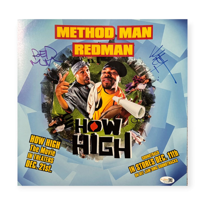 Method Man & Redman Autographed 12x12 "How High" Promo Photo JSA