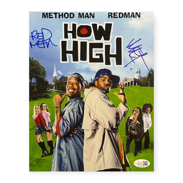 Method Man & Redman Autographed 8x10 "How High" Photo JSA