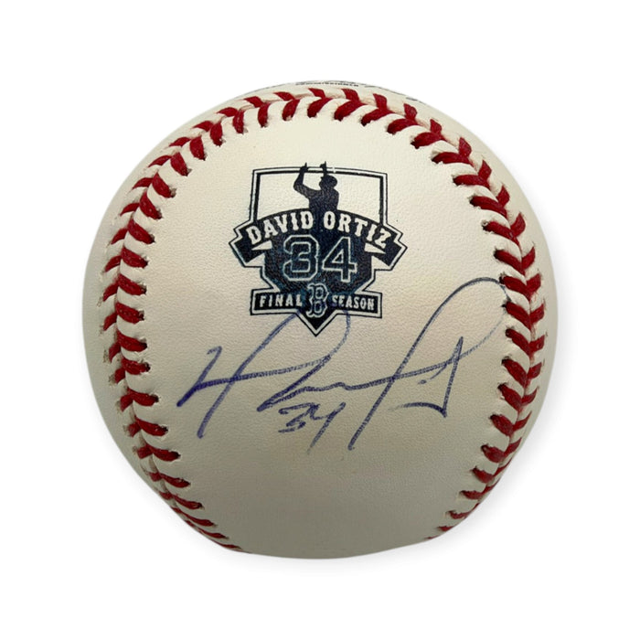 David Ortiz Boston Red Sox Autographed Final Season Baseball