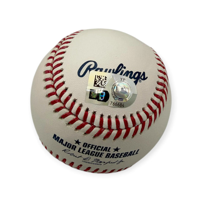 Carl Yastrzemski Boston Red Sox Autographed Baseball w/ TC 67 & HOF 89 Inscription MLB Authentic