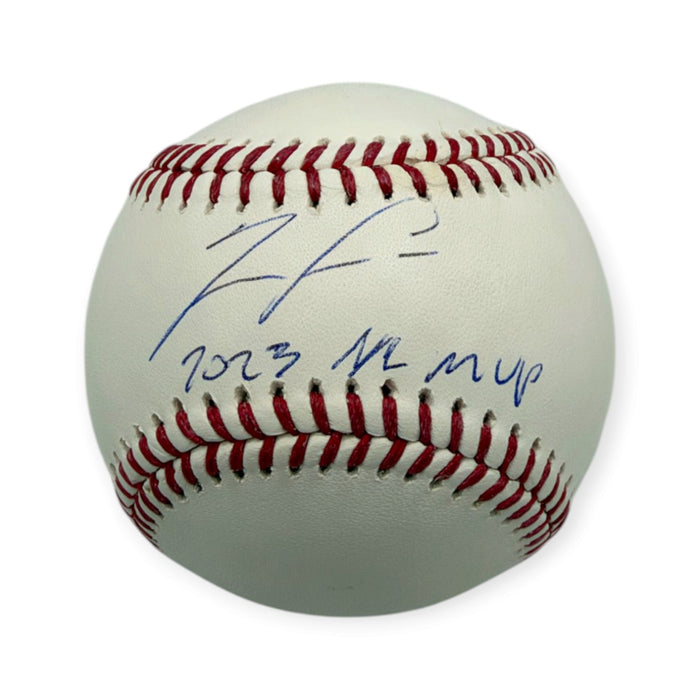 Ronald Acuna Jr. Atlanta Braves Autographed OMLB Baseball w/ 2023 NL MVP Inscription Beckett