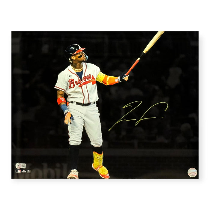 Ronald Acuna Jr. Atlanta Braves Autographed 16x20 Photo Beckett