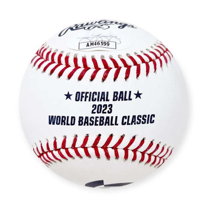 Mookie Betts Autographed Official 2023 World Baseball Classic Baseball BAS