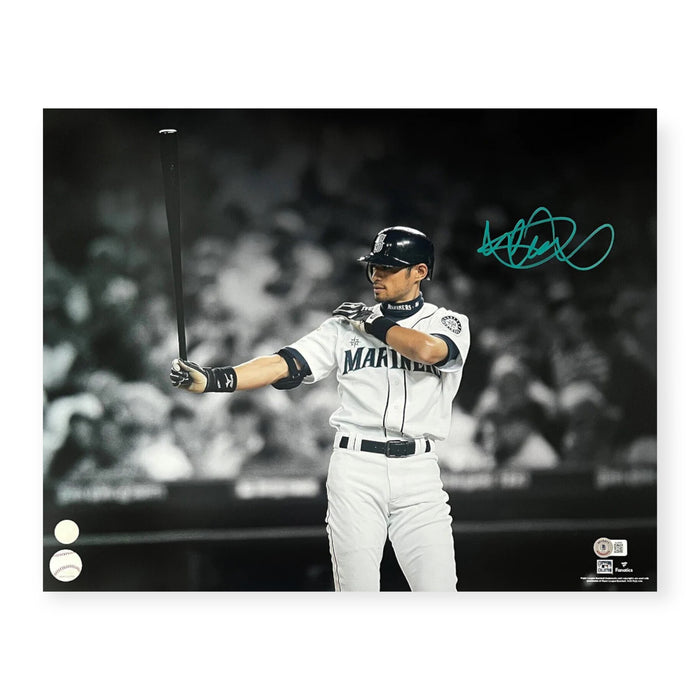 Ichiro Suzuki Seattle Mariners Autographed 16x20 Photo BAS