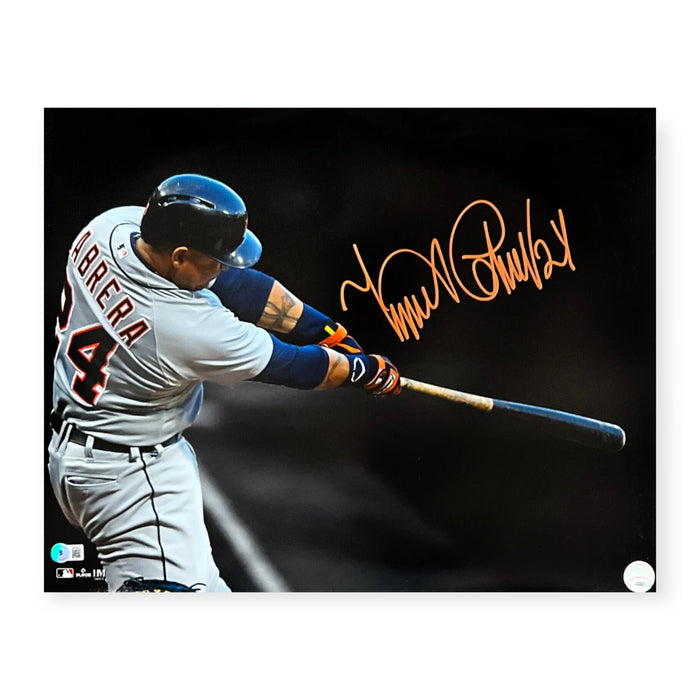 Miguel Cabrera Detroit Tigers Autographed 16x20 Photo BAS