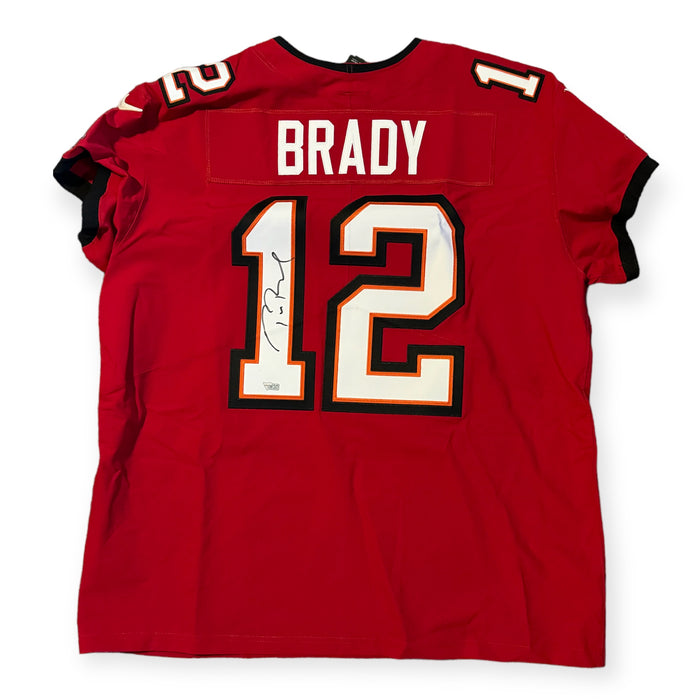 Tom Brady Tampa Bay Buccaneers Autographed Red Elite Jersey Fanatics