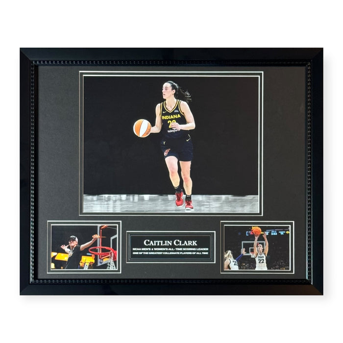 Caitlin Clark Indiana Fever Unsigned Photo Collage Framed To 16x20