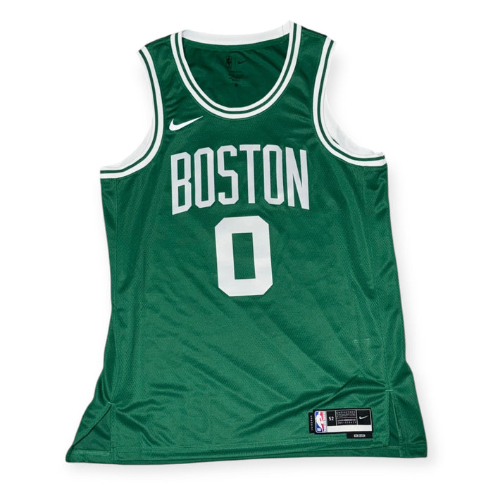 Jayson Tatum Boston Celtics Autographed Nike Swingman Icon Edition Jersey w/ 24 Finals Champs Inscription Fanatics