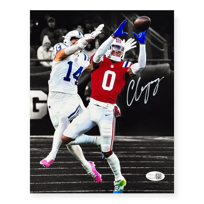 Christian Gonzalez New England Patriots Autographed 8x10 Photo JSA