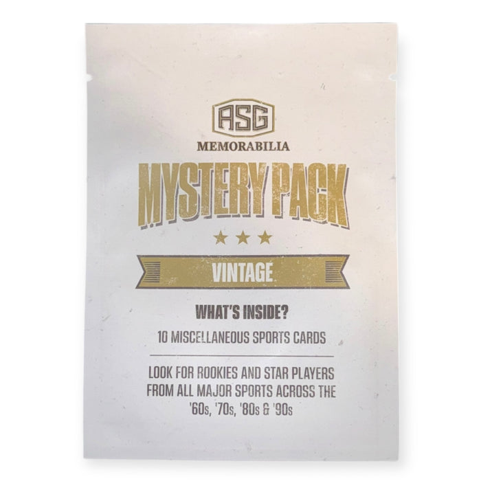 ASG Memorabilia Vintage Sports Card Mystery Pack