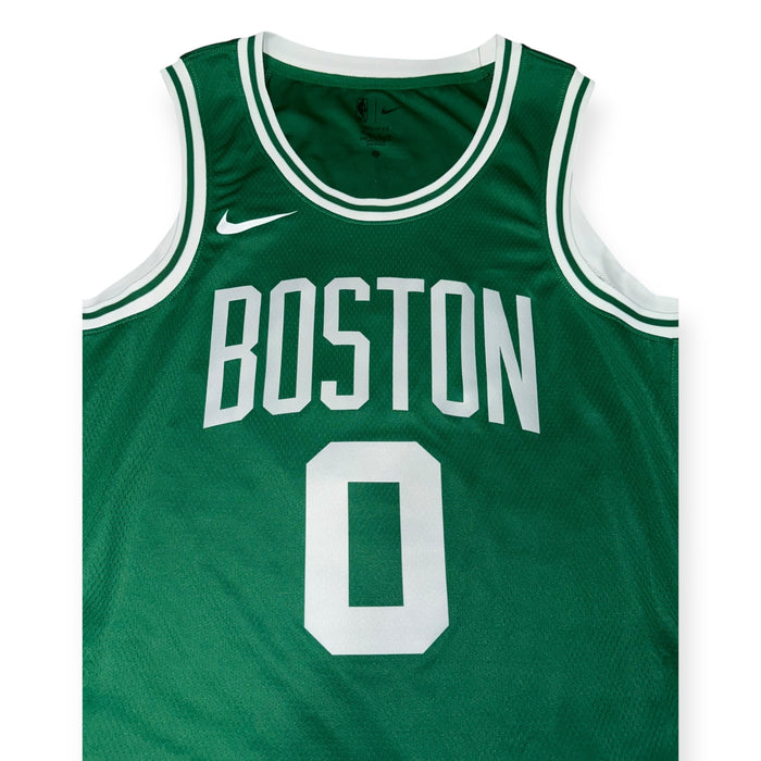 Jayson Tatum Boston Celtics Autographed Nike Swingman Icon Edition Jersey w/ 24 Finals Champs Inscription Fanatics