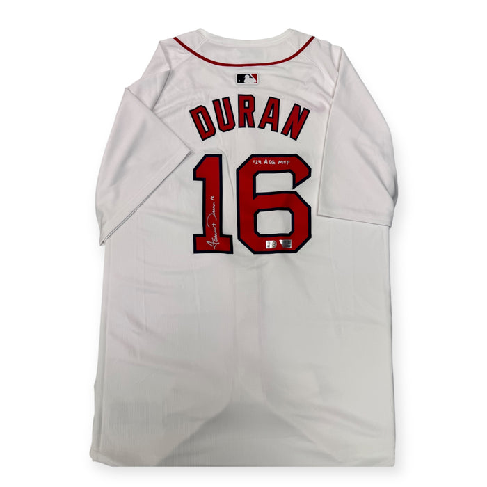 Jarren Duran Boston Red Sox Autographed Licensed Jersey w/ Inscription Fanatics