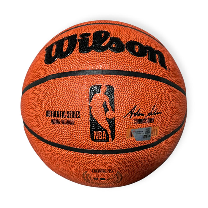 Jayson Tatum Boston Celtics Autographed Wilson Basketball w/ 24 Finals Champs Inscription Fanatics