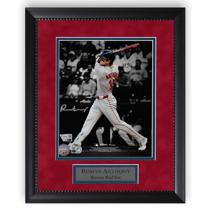 Roman Anthony Boston Red Sox Autographed 8x10 Framed to 11x14 Fanatics