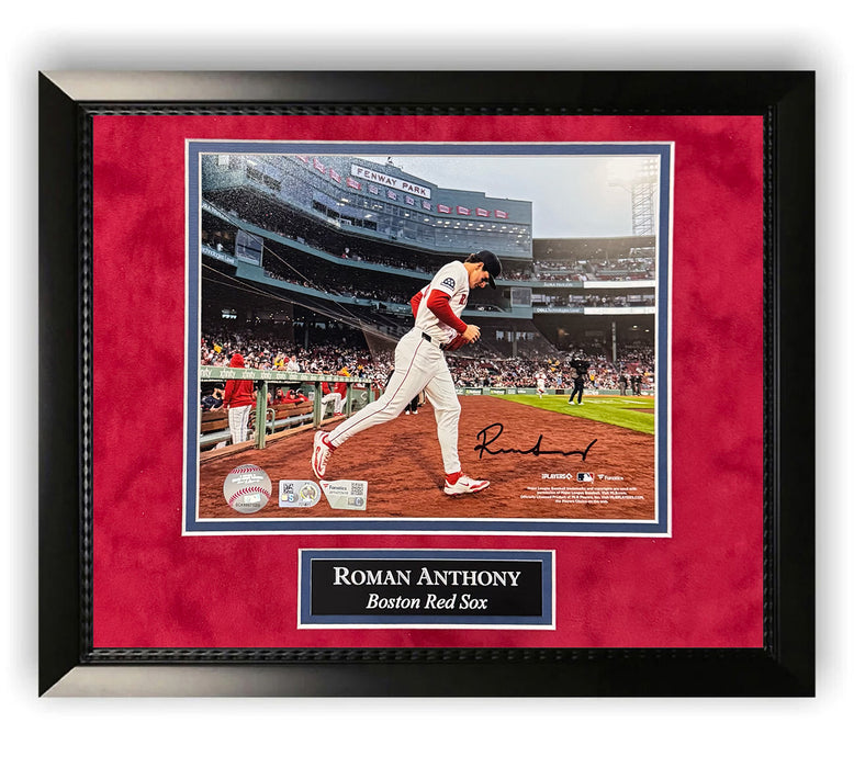 Roman Anthony Boston Red Sox Autographed 8x10 Framed to 11x14 Fanatics