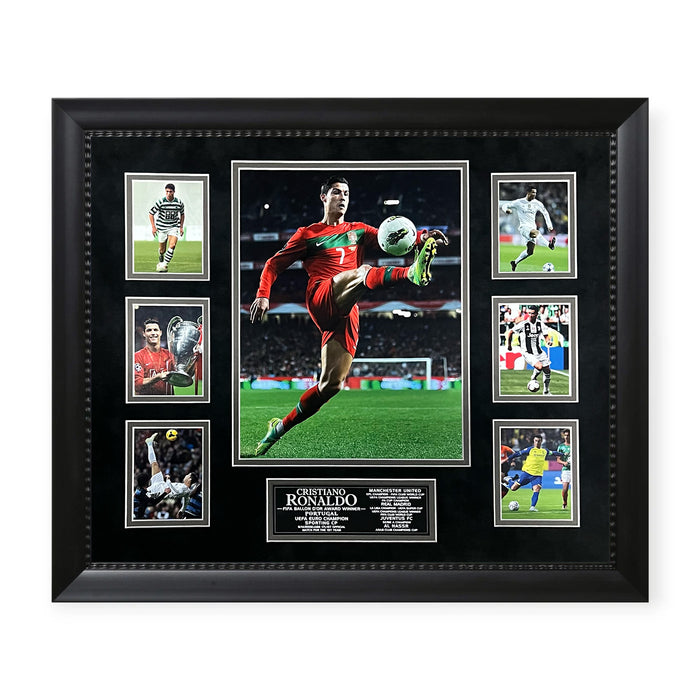 Cristiano Ronaldo Photograph Collage Framed to 16x20