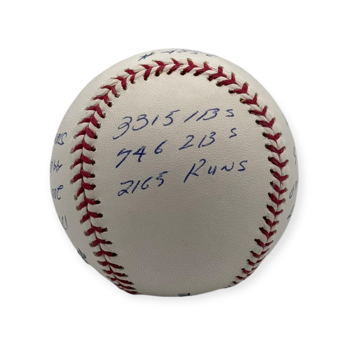 Pete Rose Cincinnati Reds Autographed OMLB Baseball w/ 14 Inscriptions PSA/DNA