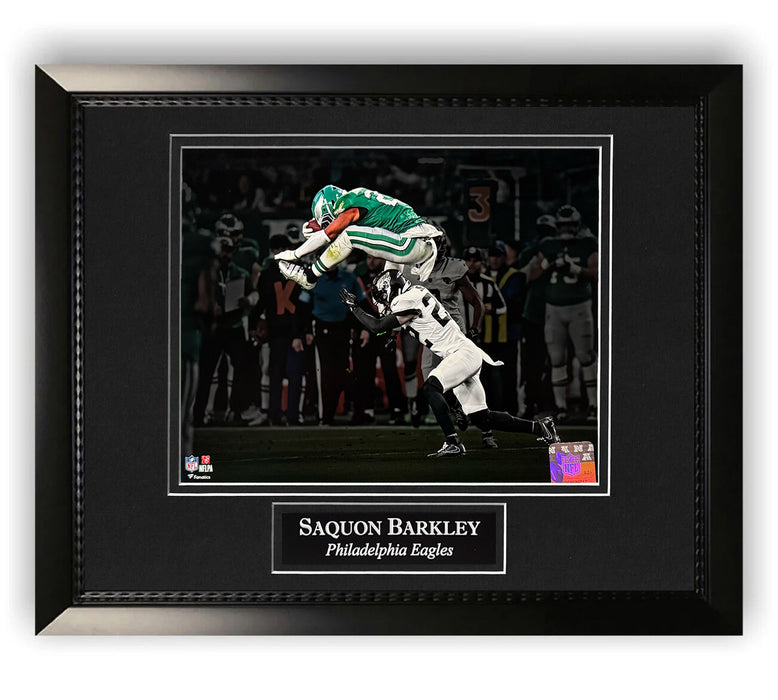 Saquon Barkley Philadelphia Eagles Unsigned Photo Framed to 11x14