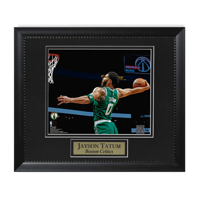 Jayson Tatum Boston Celtics Unsigned Photo Framed to 11x14