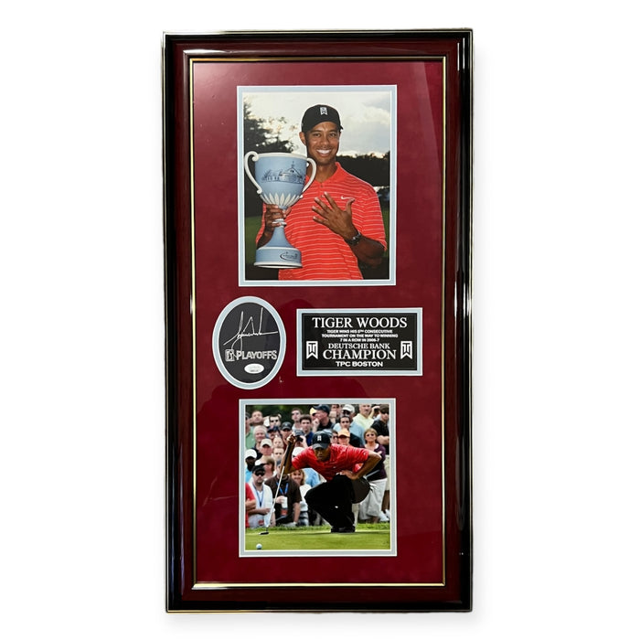 Tiger Woods Autographed Cut Framed JSA