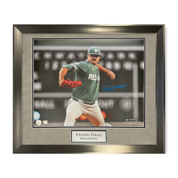 Payton Tolle Boston Red Sox Autographed 16x20 Photo Framed to 23x27 Fanatics