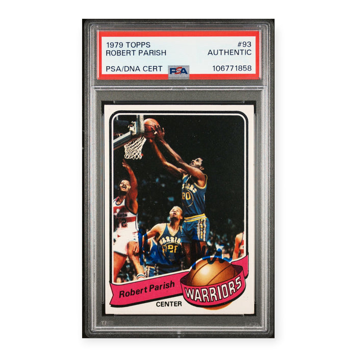 Robert Parish On Card Autographed 1979 Topps PSA Authentic