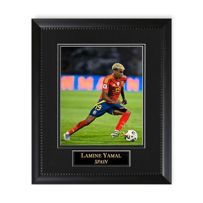 Lamine Yamal Spain Unsigned Photograph Framed to 11x14