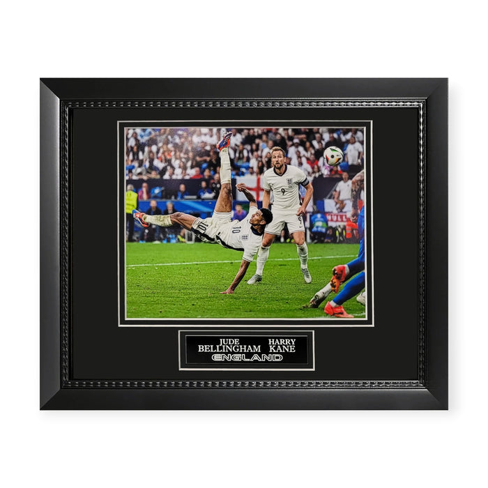 Jude Bellingham & Harry Kane England Unsigned Photograph Framed to 11x14