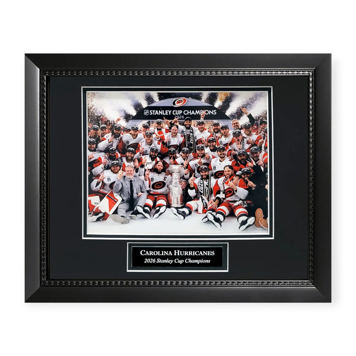 Carolina Hurricanes 2026 Stanley Cup Champions Unsigned Photograph Framed to 11x14