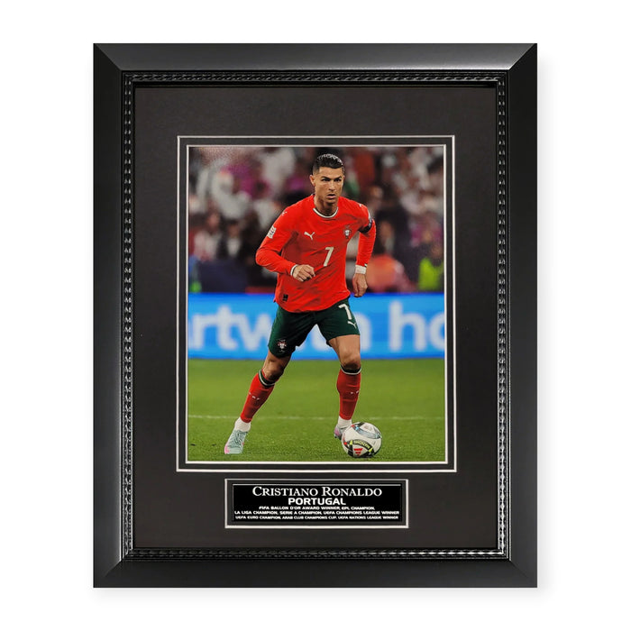 Cristiano Ronaldo Portugal Unsigned Photograph Framed to 11x14