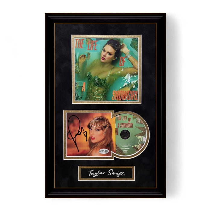 Taylor Swift Autographed Album Collage Framed to 10x16 JSA