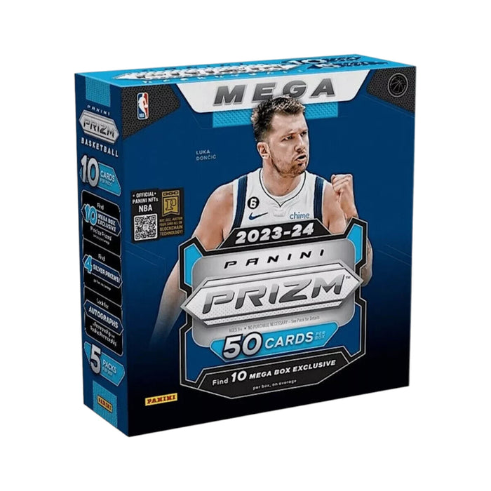 2023-24 Panini Prizm NBA Basketball Sealed Mega Box - 50 Cards