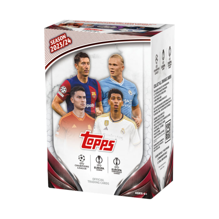 2023-24 Topps UEFA Club Competitions Sealed Value Box - 56 Cards