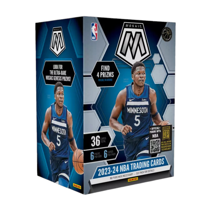 2023-24 Panini Mosaic NBA Basketball Sealed Blaster Box - 36 Cards