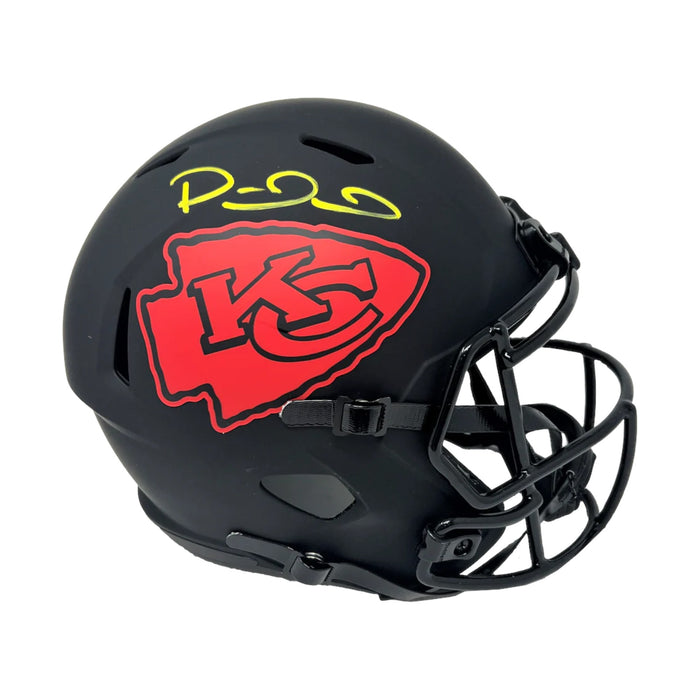 Patrick Mahomes Kansas City Chiefs Autographed Eclipse Speed Replica Helmet BAS