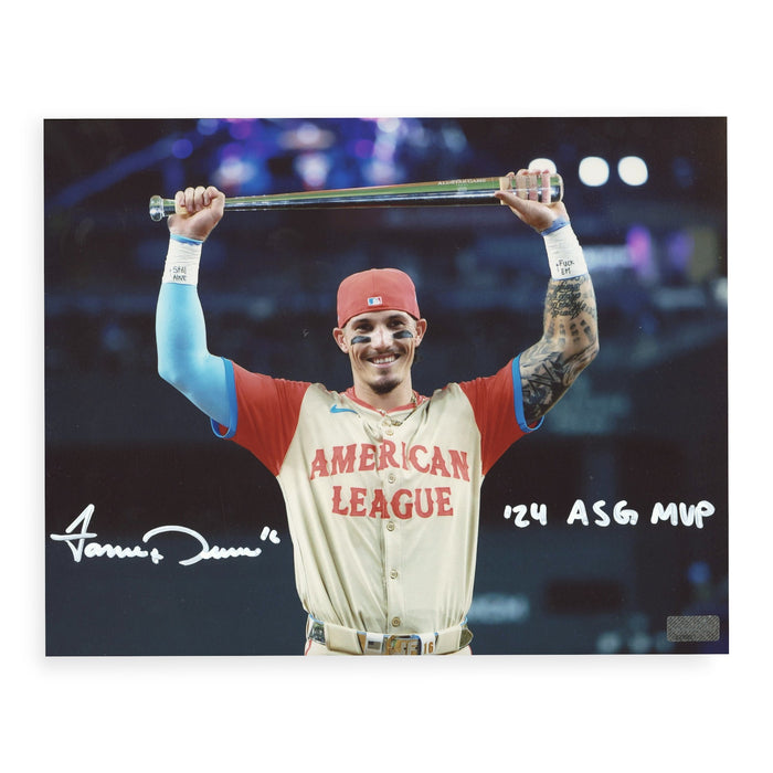 Jarren Duran Boston Red Sox Autographed 8x10 Photo w/ '24 ASG MVP Inscription JSA