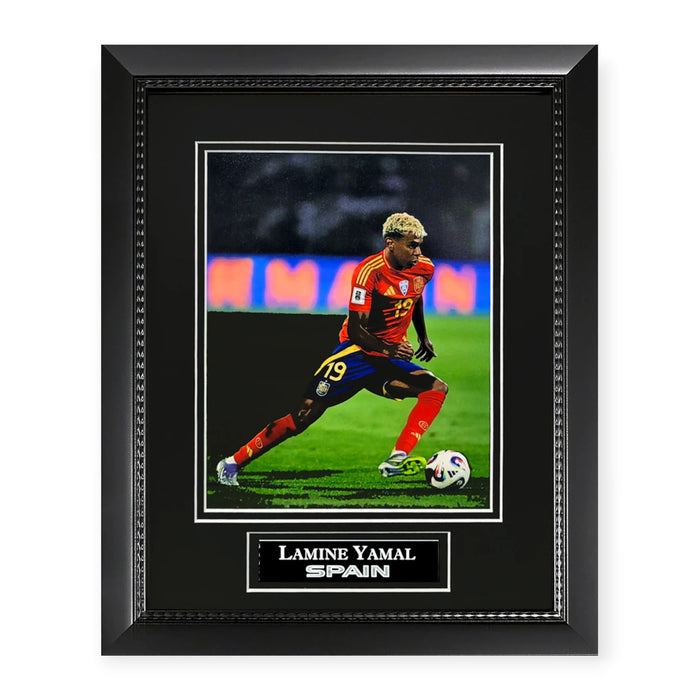 Lamine Yamal Spain Unsigned Photograph Framed to 11x14