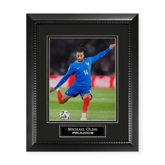 Michael Olise France Unsigned Photograph Framed to 11x14