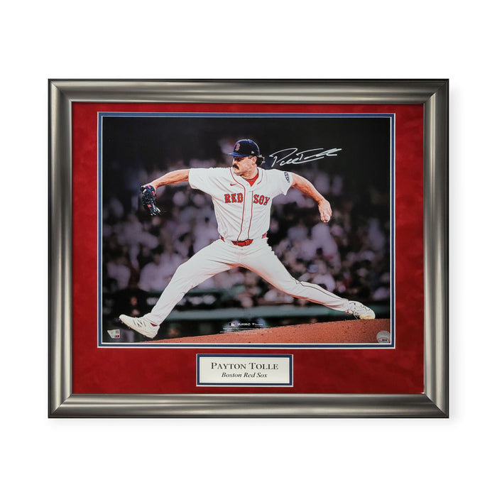 Payton Tolle Boston Red Sox Autographed 16x20 Photo Framed to 23x27 Fanatics