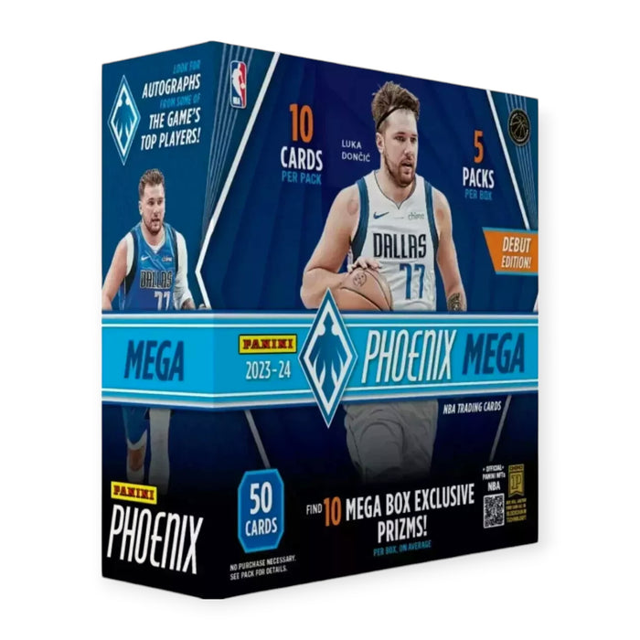 2023-24 Panini Phoenix NBA Basketball Sealed Mega Box - 50 Cards