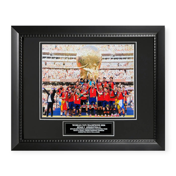 Spain 2026 FIFA World Cup Champions Unsigned Photo Framed To 11x14