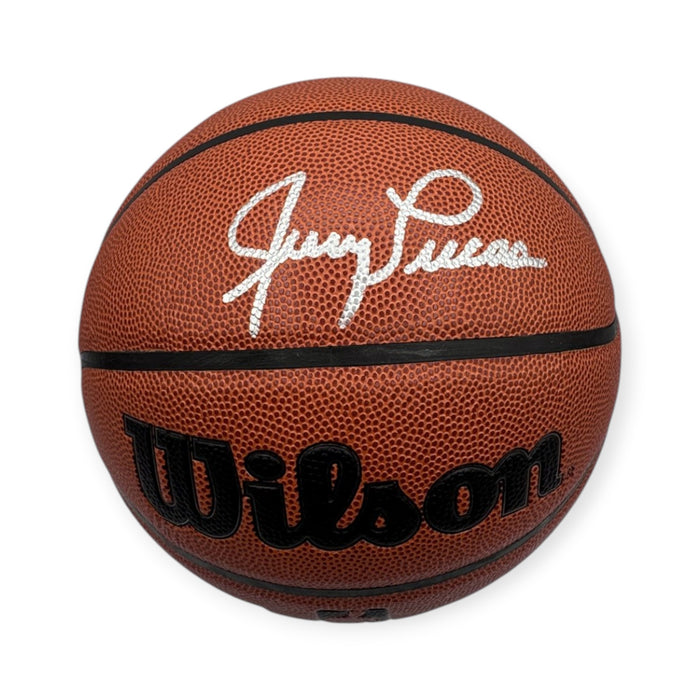Jerry Lucas New York Knicks Autographed Basketball TriStar