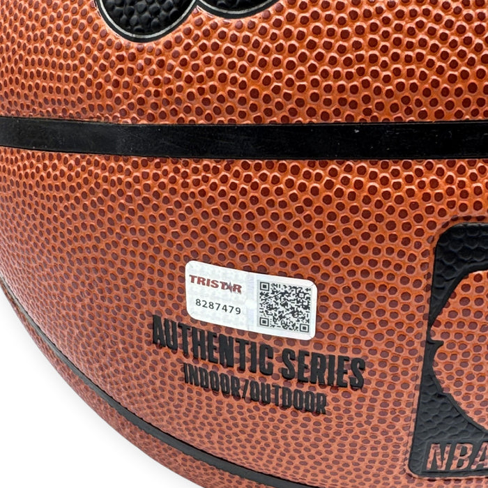 Jerry Lucas New York Knicks Autographed Basketball TriStar