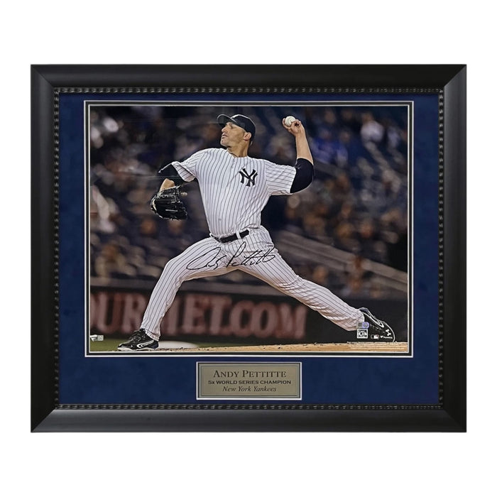 Andy Pettittie New York Yankees Autographed 16x20 Photo Framed to 23x27 Fanatics