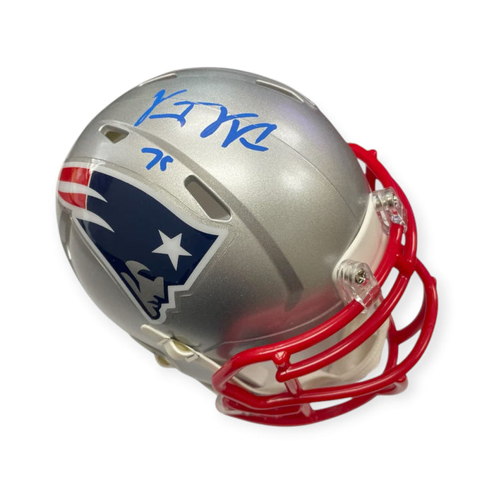 Vince Wilfork New England Patriots Autographed Speed Mini Helmet Beckett