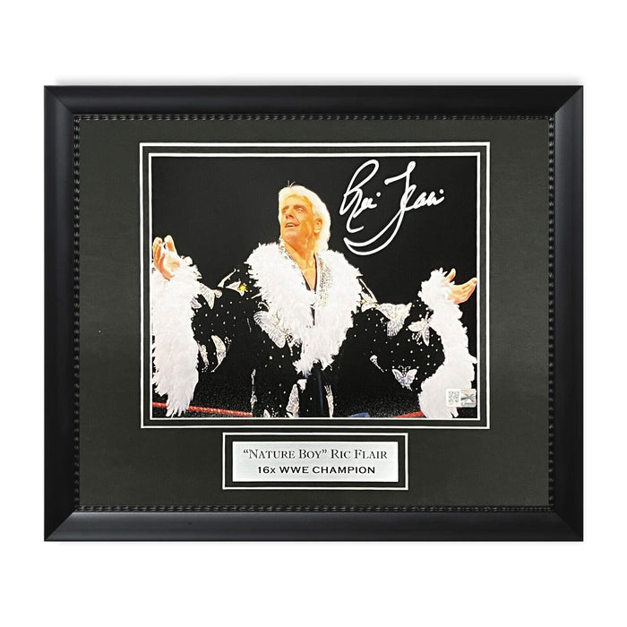 Ric Flair Autographed 8x10 Photo Framed to 11x14 NEP
