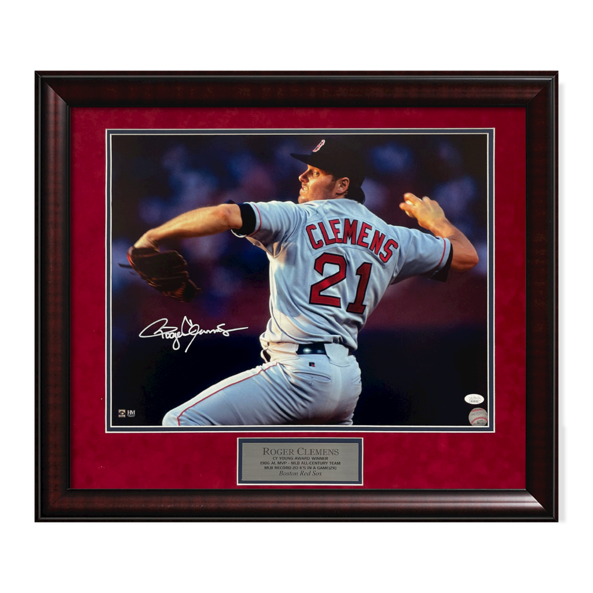 Roger Clemens Autographed Photograph Framed to 20x24 — ASG Memorabilia