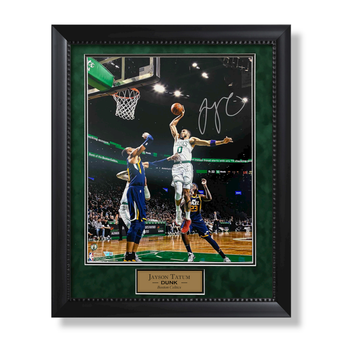 Framed Jayson Tatum Boston Celtics Autographed 11'' x 14