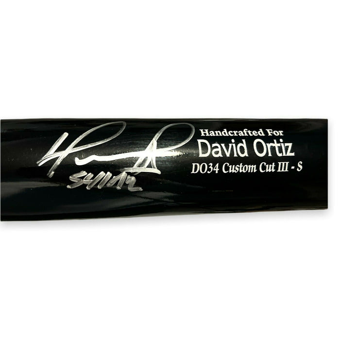 David Ortiz Boston Red Sox Autographed Game Model Bat w/ Inscription JSA